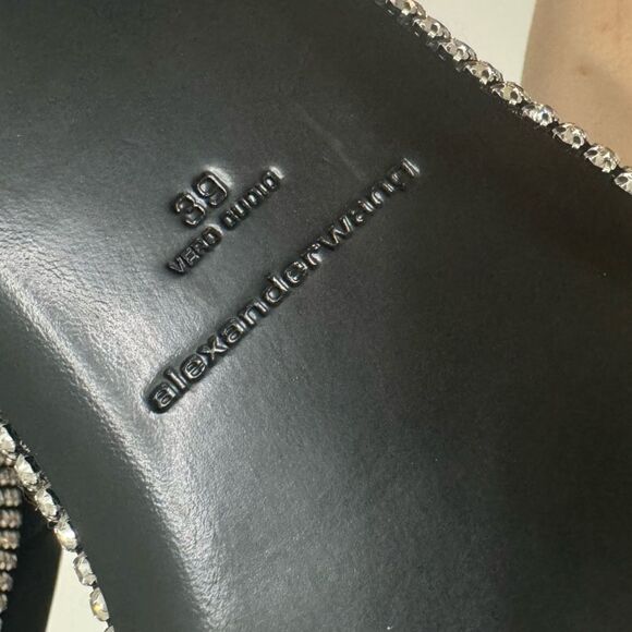 Alexander Wang Dahlia crystal-embellished wedge 105mm sandals - Picture 9 of 9